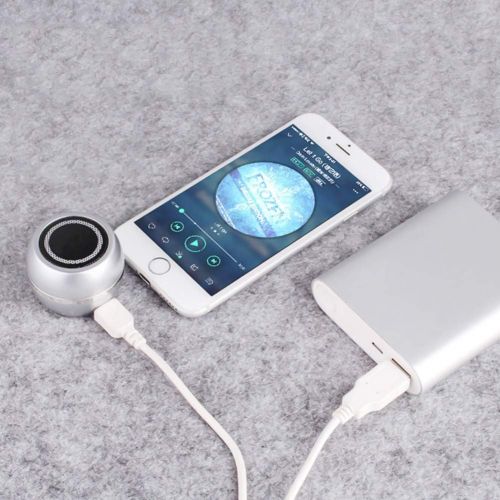  [아마존베스트]Rumfo Mini Phone Speaker Portable Wireless Plug in Speaker with 3.5mm Aux Audio Jack Rechargeable Plug and Play Clear Bass Speaker Universal for Cell Phone iPad MP3 MP8 Tablet Comp