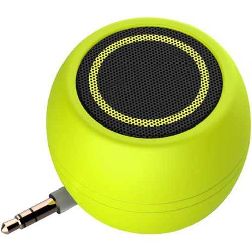  Rumfo Mini Phone Speaker Portable Line-in Speakers with 3.5mm Aux Audio Jack Rechargeable Plug and Play Clear Bass Speaker Universal for Cell Phone iPad MP3 MP4 Tablet Computer (Gr