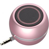 Rumfo Mini Phone Speaker Portable Line-in Speakers with 3.5mm Aux Audio Jack Rechargeable Plug and Play Clear Bass Speaker Universal for Cell Phone iPad MP3 MP4 Tablet Computer (Ro