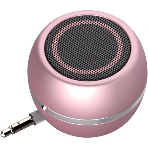  Rumfo Mini Phone Speaker Portable Line-in Speakers with 3.5mm Aux Audio Jack Rechargeable Plug and Play Clear Bass Speaker Universal for Cell Phone iPad MP3 MP4 Tablet Computer (Ro