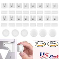 Rungfa 16PCS Baby Safety Magnetic Cabinet Locks Child Proof Cupboards Drawers Invisible