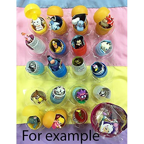  RusToyShop 20psc for Girls Only toys from cartoon!No puzzles jewelry,no other obscure toys!From Eggs in Shells Kinder surprise toys in capsules only, chocolate not included. Party Favor easte