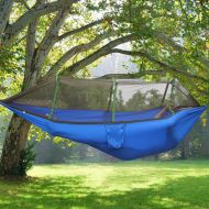 Rusee Hammocks Outdoor Camping Swing Anti-roll Chair Parachute Cloth 200 150cm