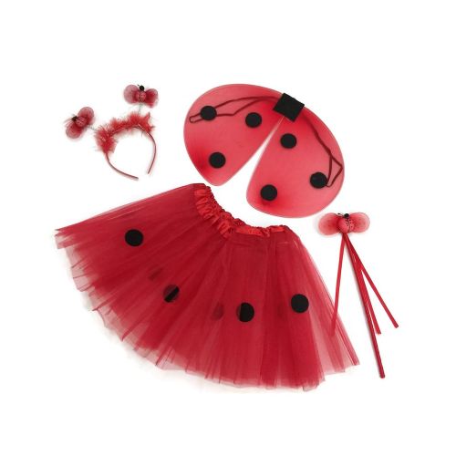  Rush Dance Recital Bee Ladybug Princess Fairy- Wings, Wand, Headband & Tutu