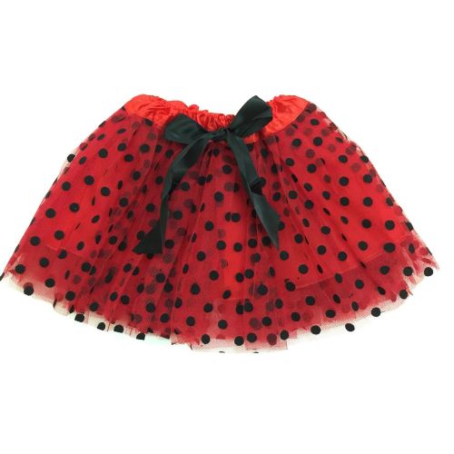  Rush Dance Ballerina Girls Dress-Up Princess Fairy Polka Dots & Ribbon Tutu