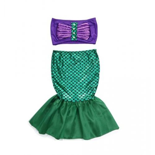  Rush Dance Princess Little Cute Mermaid Dress Ariel Costume Cosplay Swimwear