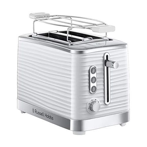  Russell Hobbs 24360-70 Wasserkocher Inspire White, 2400 Watt, 1.7l, Schnellkochfunktion, energiesparend, hochwertiger, strukturierter Hochglanz-Kunststoff, weiss & Hobbs 24370-56 T