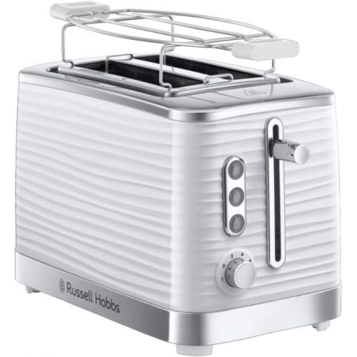  Russell Hobbs 24360-70 Wasserkocher Inspire White, 2400 Watt, 1.7l, Schnellkochfunktion, energiesparend, hochwertiger, strukturierter Hochglanz-Kunststoff, weiss & Hobbs 24370-56 T