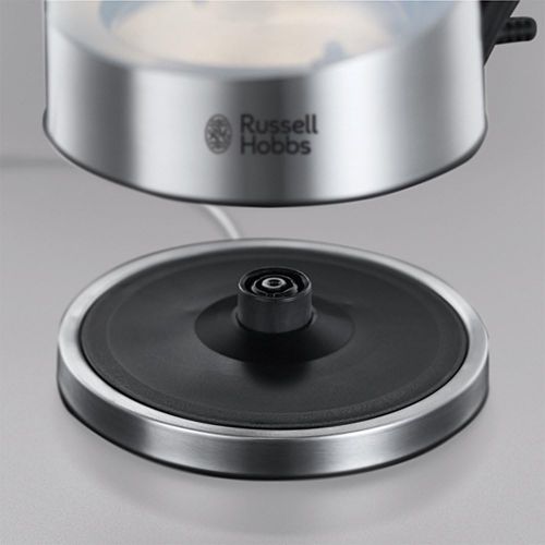  Russell Hobbs Wasserkocher, Purity, integrierter BRITA Wasserfilter, 1,0l + 0,5l Filtereinsatz, 2200W, LED Beleuchtung, inkl. gratis Filterkartusche, Fuellmengenmarkierung, Teekoche