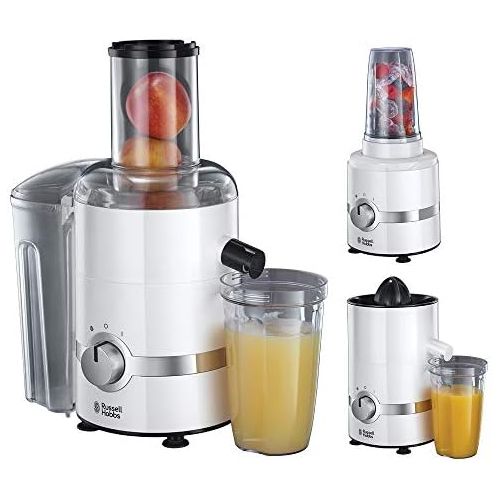  Russell Hobbs Smoothie Maker 22700563in 1Ultimate Citrus Press Juicer with Pulse and Ice Crush Function