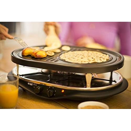  Raclette Russell Hobbs 2100056/RHFiesta 1200W Thermostat Adjustable Oval