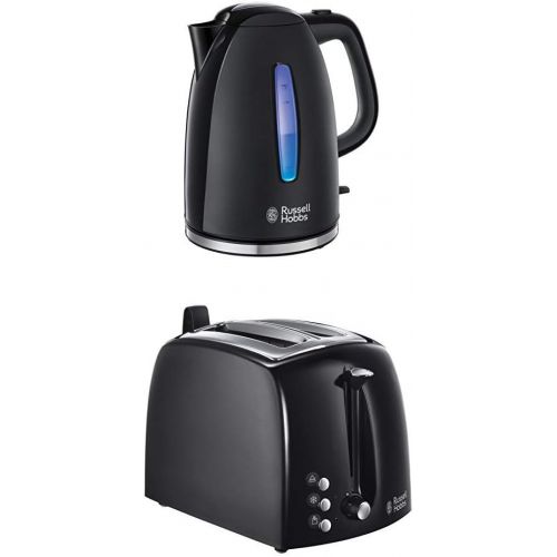  Russell Hobbs Fruehstueckset - Textures Plus Wasserkocher + Toaster