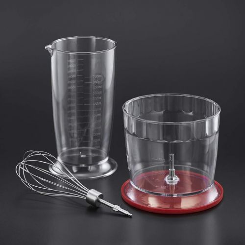  Russell Hobbs Stabmixer 3-in-1 Desire (Zerkleinerer, Mixer- & Schneebesenaufsatz), BPA-freies & spuelmaschinenfestes Zubehoer, Puerierstab f. Smoothie, Suppen, Joghurt, Saucen, Babyna