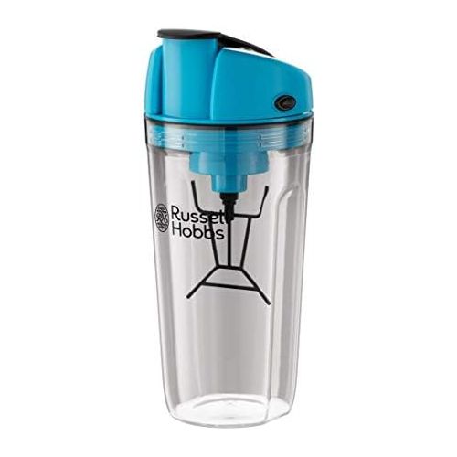  Russell Hobbs InstaMixer, elektrischer Sports Drink Mixer, 600 ml, BPA-frei, Pulverfach, Protein, Eiweiss, Fitness, Diat & Cocktail Shaker 24880-56