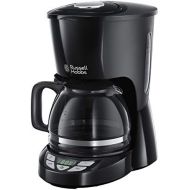 Russell Hobbs Digitale Kaffeemaschine Textures+, programmierbarer Timer, bis 10 Tassen, 1,25l Glaskanne, Warmhalteplatte, Abschaltautomatik, Tropf-Stopp, 975W, Filterkaffeemaschine