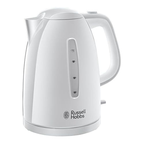  Russell Hobbs Wasserkocher, Textures rot, 1,7l, 2400W, Schnellkochfunktion, optimierte Ausgusstuelle, herausnehmbarer Kalkfilter, Teekocher 21272-70