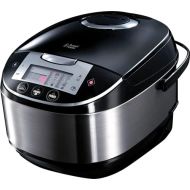 Russell Hobbs Multicooker 5,0l (digitales Display + Timer), 11 Kochprogramme (Schongarer, Dampfgarer, Slow Cooker, Reiskocher, Joghurtbereiter etc.), Anti-Kondensations-Deckel, Coo