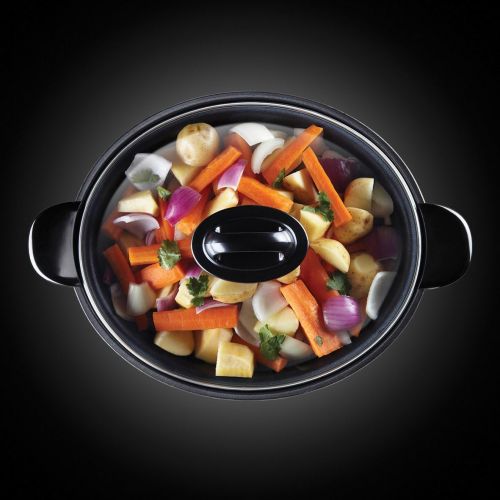  Russell Hobbs Digitaler Slow Cooker, Schongarer, einstellbare Garzeit, programmierbarer Timer, 6.0l, 3 Temperatureinstellungen, MaxiCook Slowcooker 22750-56