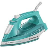 Russell Hobbs 24840-56 Dampfbuegeleisen Light & Easy Aqua, 2400 Watt, Keramik-Buegelsohle, automatischer Dampf, aqua