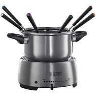 Russell Hobbs Fondue Set Fiesta (Kasefondue, Schokofondue oder OEl-Fondue), 6 Gabeln, spuelmaschinenfester Edelstahl-Topf, 1200 Watt, elektrisches Fondueset 22560-56