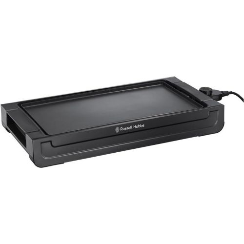  Russell Hobbs Grill Teppanyaki Fiesta (Elektrogrill, 45 x 25 cm herausnehmbare & antihaftbeschichtete Tischgrill  Platte), variable Temperatureinstellung, Fettauffangschale, 2400W