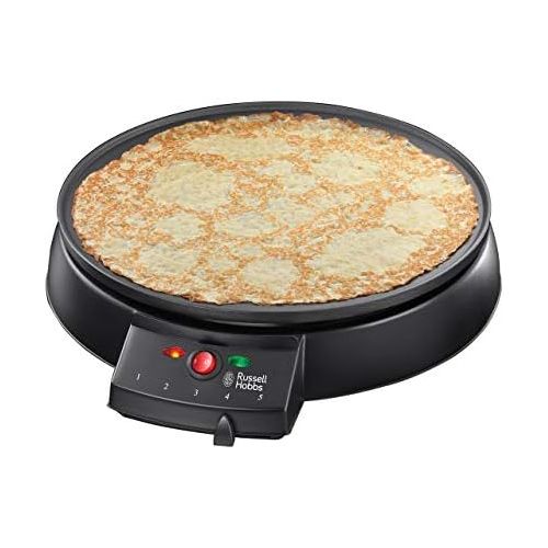  Russell Hobbs Crepes Maker Fiesta (Ø 30cm, antihaftbeschichtete Platte, inkl. Teigverteiler & Crepes-Wender), 1000 Watt, Crepesmaker 20920-56