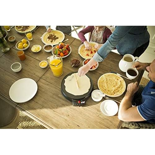  Russell Hobbs Crepes Maker Fiesta (Ø 30cm, antihaftbeschichtete Platte, inkl. Teigverteiler & Crepes-Wender), 1000 Watt, Crepesmaker 20920-56