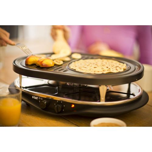  [아마존베스트]Raclette Russell Hobbs 2100056/RHFiesta 1200W Thermostat Adjustable Oval