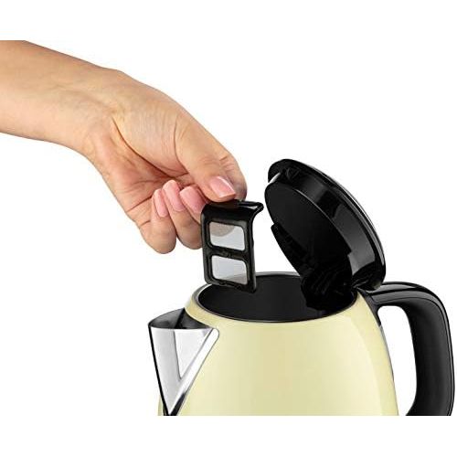  [아마존베스트]Russell Hobbs Colours+ Digital Coffee Machine Cream Programmable Timer