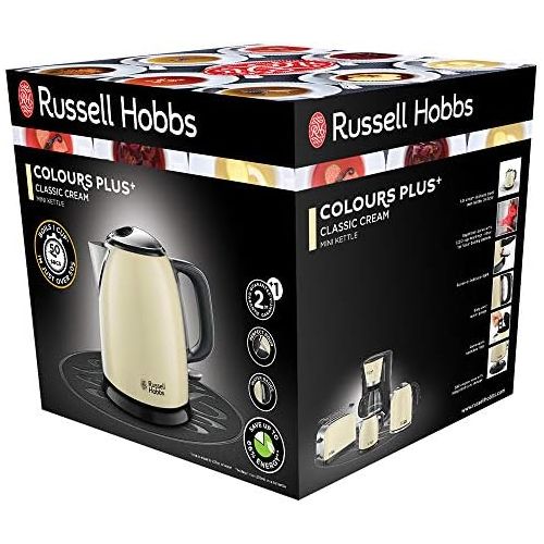  [아마존베스트]Russell Hobbs Colours+ Digital Coffee Machine Cream Programmable Timer