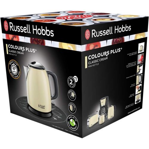  [아마존베스트]Russell Hobbs Colours+ Digital Coffee Machine Cream Programmable Timer