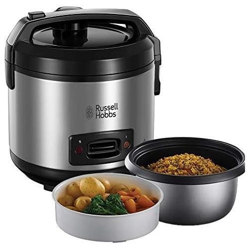  [아마존베스트]Russell Hobbs Steam Cooker, Stainless steel / black