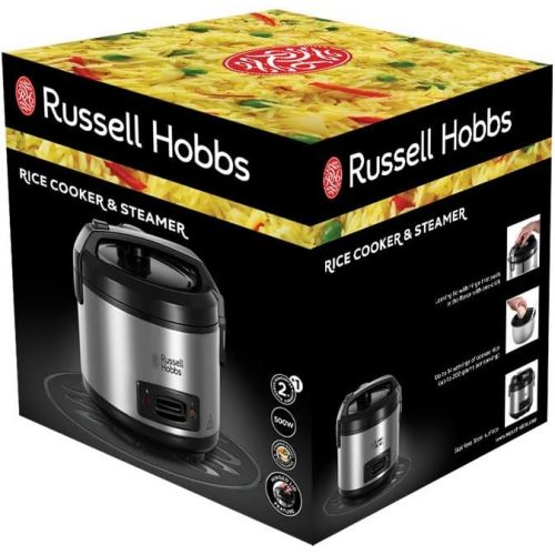  [아마존베스트]Russell Hobbs Steam Cooker, Stainless steel / black