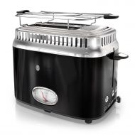 Russell Hobbs 2-Slice Retro Style Toaster, Red & Stainless Steel, TR9150RDR