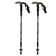 Rustic Axentz 2 in 1, Adjustable All Terrain Walking Trekking Hiking Pole Stick Cane, Anti-Shock Suspension System, Replaceable Tip, Cork Handle (1pc at Random)
