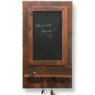 Rustic Wall Co. Reclaimed Wood Hanging Chalkboard with Shelf