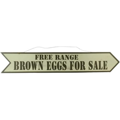  rustic world (33 W x 5.5 H rustic Free Range Brown Eggs for Sale Wood Sign