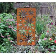 RusticaOrnamentals Privacy Accent Screen, Garden, Art, Outdoor, Room, Divider, Panel, Fence, Metal, Lattice, Indoor, Hanging, Yard, Wall, Decorative, Stake