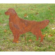/RusticaOrnamentals Golden Retriever Garden Stake or Wall Art, Pet Memorial, Garden Art, Dog, Lawn Ornament, Metal, Rust, Wall Hanging, Outdoor, Lawn Decoration