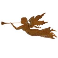 RusticaOrnamentals Angel Holiday Ornament or Plant Stake, Metal Ornament, Rustic, Gift Idea, Angel Garden Memorial, Marker, Accent, Garden Gift, Yard, Art