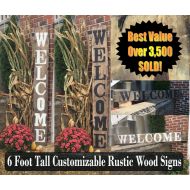/RustiqueSigns Front porch welcome sign, Front porch rustic welcome sign, Front porch distressed welcome sign, Front porch wood welcome sign, Welcome signs