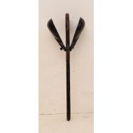 /RuthHannas Vintage Wooden Ludwig L&L Castanets Instrument Wood Plastic Slapsticks Percussion; FREE SHIPPING U.S.A.