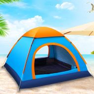 Ruutcasy Camping Tent,Instant Automatic Pop up Family Dome Tent 2-4 Persons Lightweight Beach Tent Waterproof Windproof UV Protection,Backpacking Tent Shelter for Traveling,Hiking