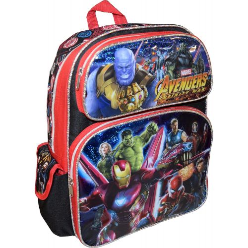  Ruz Marvel Avengers Infinity War 12 School Backpack And Insulated Lunch Box Set