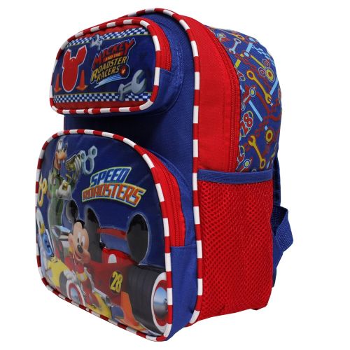  Ruz Small Backpack - Disney - Mickey Mouse - Roadster Racers Red/Blue 12 Bag 002879