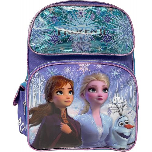  Ruz Disney Frozen 2 Elsa & Anna Kids Backpack 16 Large Bag 20206
