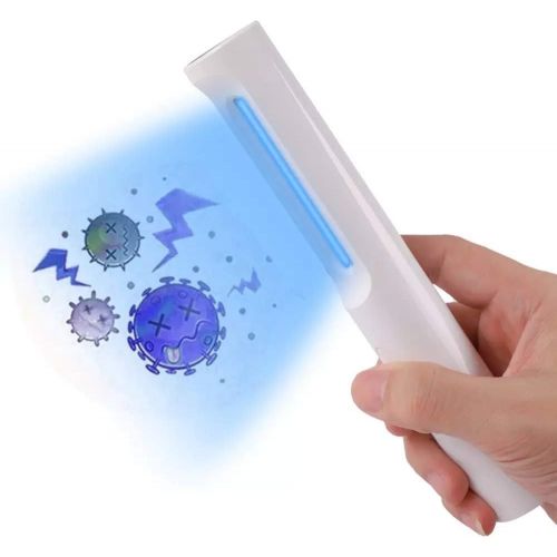  Rveal UVILIZER Wand - UV Light Sanitizer & Portable Ultraviolet Sterilizer (Handheld UV-C Cleaner for Home, Car, Travel Rechargeable UVC Disinfection Lamp USA)