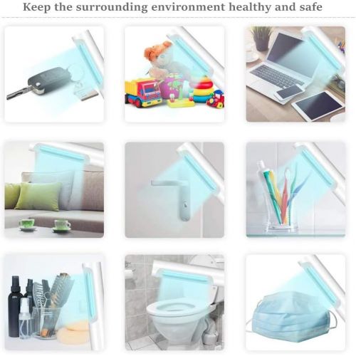  Rveal UVILIZER Wand - UV Light Sanitizer & Portable Ultraviolet Sterilizer (Handheld UV-C Cleaner for Home, Car, Travel Rechargeable UVC Disinfection Lamp USA)