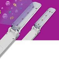 Rveal UVILIZER Razor (2 Pack) - UV Light Sanitizer & Ultraviolet Sterilizer Hand Wand (Portable UV-C Cleaner for Home, Car, Travel UVC LED Disinfection Bulb Kills Germs, Bacteria,