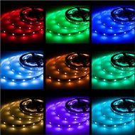 [아마존 핫딜]  [아마존핫딜]Rxment RGB LED Strip Lights with Remote 5 Meter 16.4 Foot 5050 RGB 150LEDs Full Kit, Blue LED Light Strip, LED Lights Strip, LED Night Light, LED Rope Lights, LED Tape Light